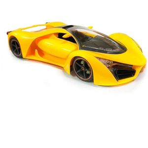 Carro com Controle Remoto Estilo Ferrari Amarelo