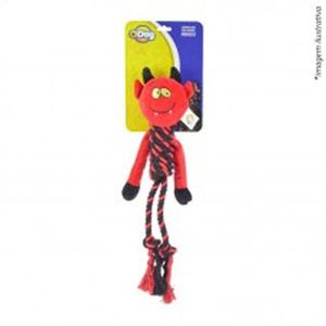 Brinquedo Pelúcia Gg Red Cow Com Corda 38cm Mais Dog