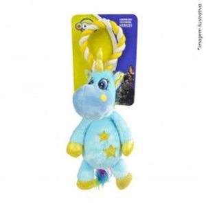 Brinquedo Pelúcia Gg Unicorn Azul 40cm Mais Dog