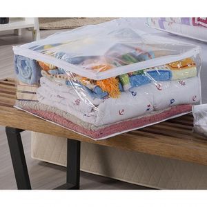 Kit 10 Organizadores de Enxovais e Roupas Pvc Transparente