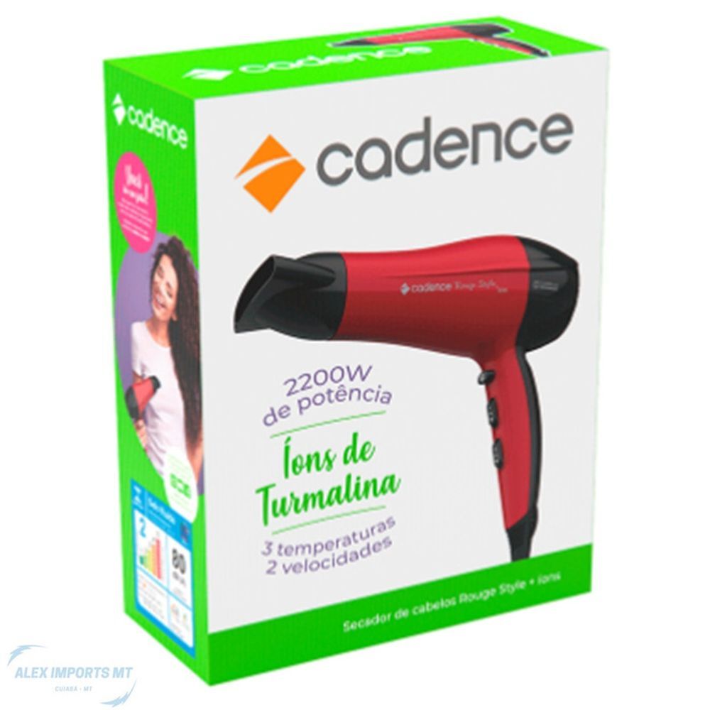 Secador De Cabelo Profissional Babosa 3d 2200w Confortavel