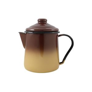 Leiteira Tradicional Esmaltada Marrom Degradê 1,1 L Ewel