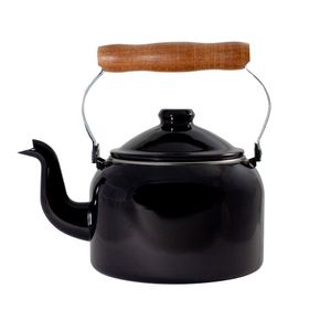 Chaleira Tradicional Esmaltada Preta 1,8 L Ewel