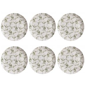 Conjunto De Pratos Rasos 06 Peças Coup Siciliana Porto Brasil