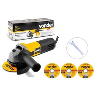 Esmerilhadeira Angular 4.1/2" Eav650 3 Discos Vonder 220v