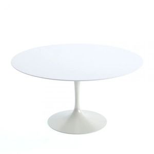 Mesa De Jantar Tulipa Redonda 107cm - Laqueada Branco