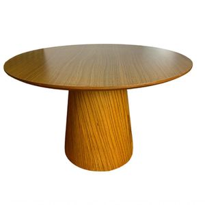 Mesa Cone De Centro Tampo 60Cm Mdf Freijó Marrom