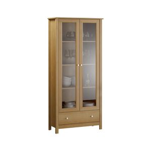 Estante Livreiro 2 Portas 1 Gaveta Ditália E-954 Cor Diamond