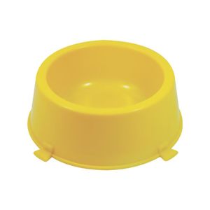 Comedouro Plastico 370ml Nº 1 Amarelo