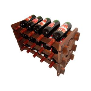 Adega Vinho Madeira 15 Garrafas Imbuia C05
