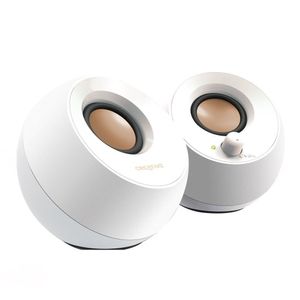 Caixa De Som Gamer Creative Pebble Branco