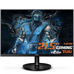 Monitor Philips, 21.5, Led, Wide, Full Hd, Hdmi/vga, Vesa, 75hz, Adaptive Sync, Preto