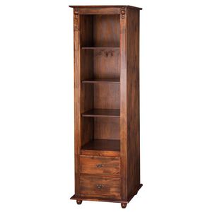 Estante Torre Antique Com 3 Prateleiras e 2 Gavetas