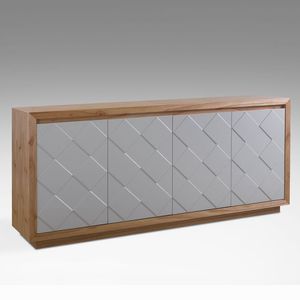 Buffet Xadrez 4 Portas 179cm Capuccino