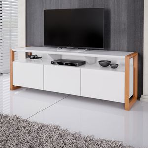 Rack Quadro Largura 160cm Laca Branca