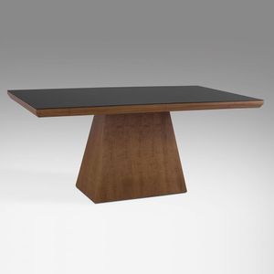 Mesa de Jantar Pirâmide 180cm X 100cm Laca Grafite