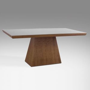 Mesa de Jantar Pirâmide 180cm X 100cm Laca Off White