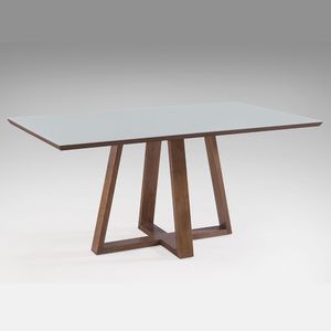 Mesa de Jantar Paris Largura 140cm Laca Branca