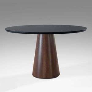 Mesa de Jantar Redonda Cone Diâmetro 130cm 6158 Capuccino