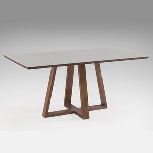 Mesa de Jantar Paris Largura 120cm Laca Off White