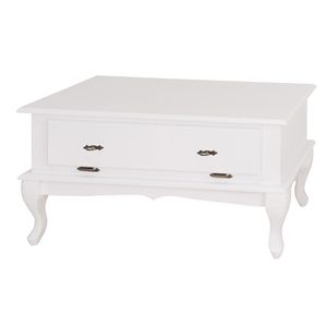 Mesa de Centro Antique Com 02 Gavetas Basculantes 1006 Nude