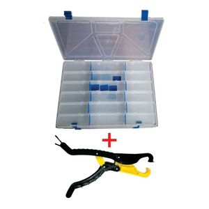 Estojo Porta Isca e Alicate de Contenção Pega Peixe