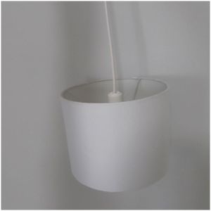 Luminária Pendente Cúpula Branca Para E27