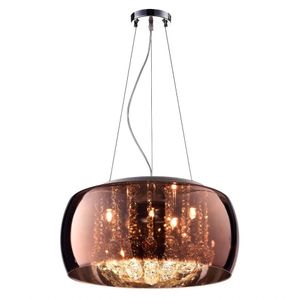 Pendente Plafon Soho 40cmx20cm 5xg9 Cobre