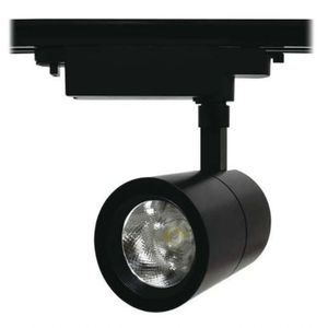 Trilho Eletrificado 1 Metro com 4 Spot Led 15w Bivolt Preto