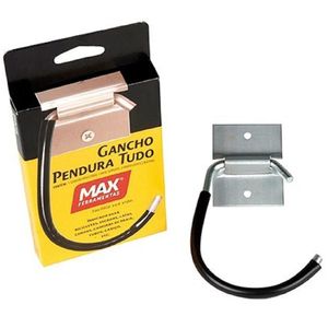 Suporte De Bicicleta Gancho Multiuso Max Aço Cromado P/ 30kg