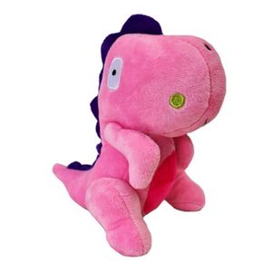 Dinossauro De Pelúcia Rosa Com Chocalho - Unik
