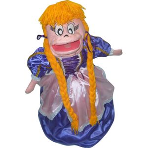 Fantoche de Mão Grande 3 em 1 Rapunzel Bruxa e Príncipe