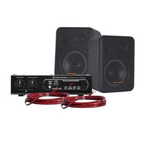 Kit Som Ambiente 200W Musical Ambience 2000 V2 Preto Hayonik
