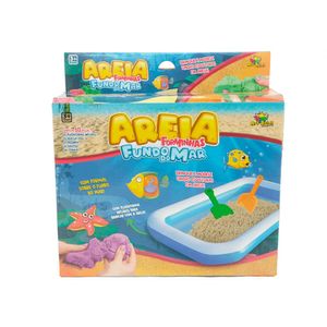 Massinha Areia Cinética 700g e Boia Inflável Art Brink