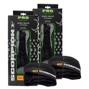 Par Pneu Pirelli Scorpion Pro Aro 29 X 2.20 Kevlar Sem Arame
