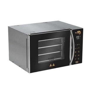 Forno Red Convector Elétrico Preto 4 Assadeiras Vidro Reto Fcvrp4 - Red Chameleon
