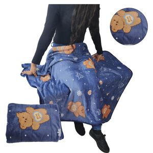 Manta Cobertor Infantil Mantinha Toque Macio Aveludado Urso
