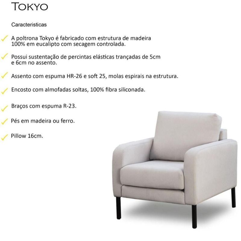 Poltrona Tokio Verde, Poltronas, Móveis