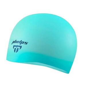 Touca de Natação Adulto de Silicone Phelps Dome Race Cap 2.0