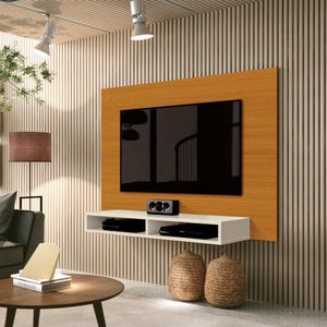 Painel Para Tv Até 43" Florença 120cm Cedro/offwhite