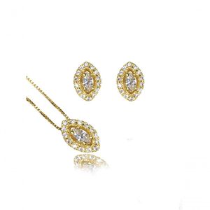 Conjunto Com Pedras De Zircônia