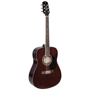 Violão Eletroacústico Aço Com Equalizador E Afinador Gd-1 Eq Translucent Dark Wine