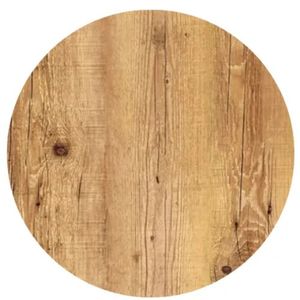 Tampo Em Mdf Oval 120x80 Cm - Antiquá Cor Marrom