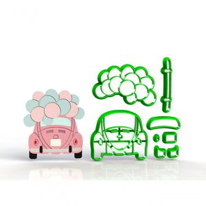 Cortador Fusca Modular Com Balôes Tamanho 7,5 Cm