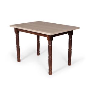 Mesa De Jantar Retangular 140x80cm 4 Lugares Imbuia