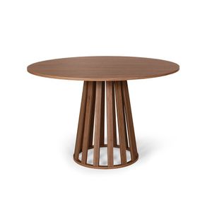 Mesa De Jantar Redonda 6 Lugares 120cm Gabi Noronha - Straub Web