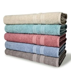 Kit Com 6 Toalhas Banho 430g/m² Grande Grossa 80x150cm Lisboa Sortido