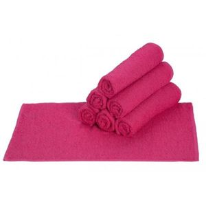 Toalha De Manicure E Pedicure 28x45cm Salão Beleza P/unha - Rosa Rosa