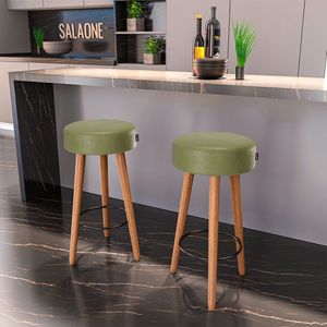 Kit 2 Banquetas Londres Cor Verde - Speciale Home Verde