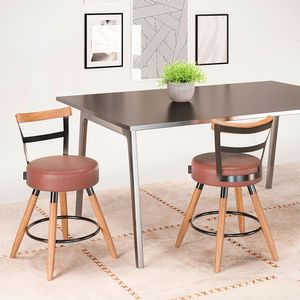 Kit 2 Cadeiras Moscou Cor Café - Speciale Home Café